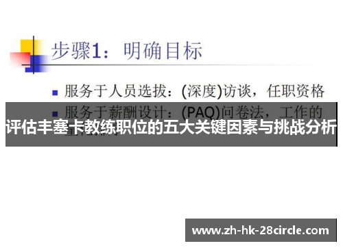 评估丰塞卡教练职位的五大关键因素与挑战分析
